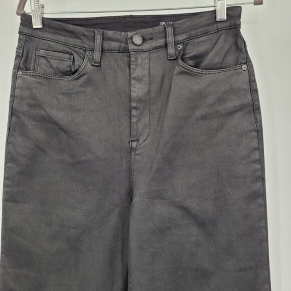 Blank NYC Coated Black Baxter Rib Cage Jeans Straight Leg - Picture 5 of 11